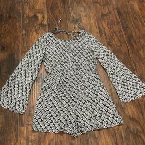 Dainty Hooligan Bell Sleeve Romper